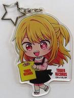 Used Keychain Hoshino Rumii Ruby Lover Tower Records Cafe Trading Acrylic F/S-M5