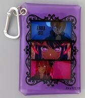 Used Bag Eye Aqua Ruby Clear Pouch Favorite Anna Sui F/S-M503 from japan Rare  G