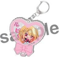 Used Keychain Ruby Favorites Trading Fanacrylic F/S-M503 from japan Rare  Good c
