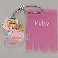 Used Keychain Ruby Sauna Ver. Favorites Gokurakuyu Raku Spa Hot Spring Tour Trad