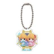Used Keychain Aqua Ruby B Favorite Acrylic Mascot 01 F/S-M503 from japan Rare  G