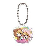 Used Keychain Aqua Ruby B Favorite Acrylic Mascot 03 F/S-M503 from japan Rare  G