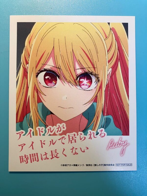 Ruby Favorite Animate Only Shop Lottery Bonus Instagram Photocard F/S-M503 from
