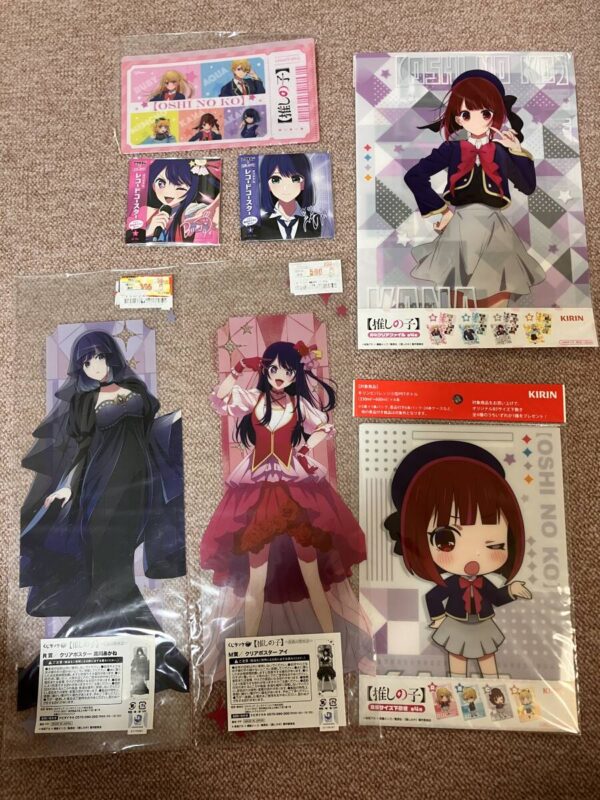 Favorite Girl Clear File Poster Coaster F/S-M503 from japan Rare  Good condition