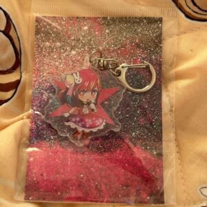 My Favorite Girl Hoshino Ai Acrylic Keychain F/S-M503 from japan Rare  Good cond