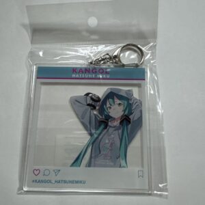 Hatsune Miku Kangol Collaboration 16Th Acrylic Keychain F/S-M501 from japan Rare