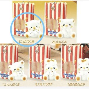 Popcorn Bear Capsule Toy Gacha Glossy F/S-M503 from japan Rare  Good condition
