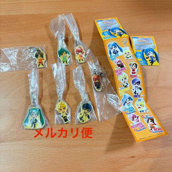 Hatsune Miku Zipper Charm Project Strap Mirai F/S-M501 from japan Rare  Good con
