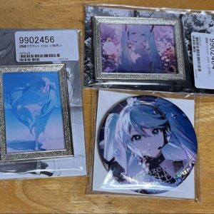 Rella Hatsune Miku Picture Frame Magnet F/S-M501 from japan Rare  Good condition