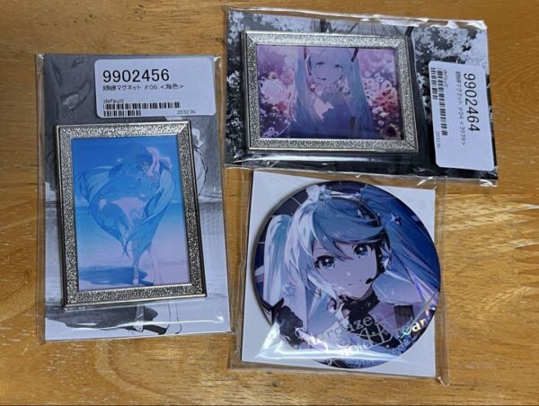 Rella Hatsune Miku Picture Frame Magnet F/S-M501 from japan Rare  Good condition