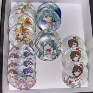Magical Mirai 2024 Vocaloid Can Badge Hatsune Miku Kagamine Rin Meiko 16 Pieces