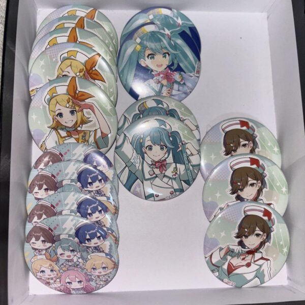 Magical Mirai 2024 Vocaloid Can Badge Hatsune Miku Kagamine Rin Meiko 16 Pieces