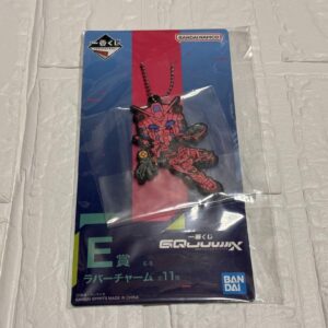 Mobile Suit Gundam Zeek Axe Red Rubber Strap F/S-M503 from japan Rare  Good cond