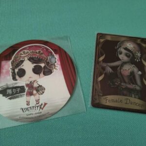 5Th Personality Dancer Coaster Card F/S-M501 from japan Rare  Good condition