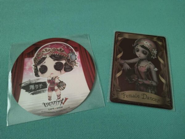 5Th Personality Dancer Coaster Card F/S-M501 from japan Rare  Good condition