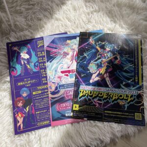 Hatsune Miku Flyer Magical Mirai 2023 10Th Anniversary F/S-M501 from japan Rare