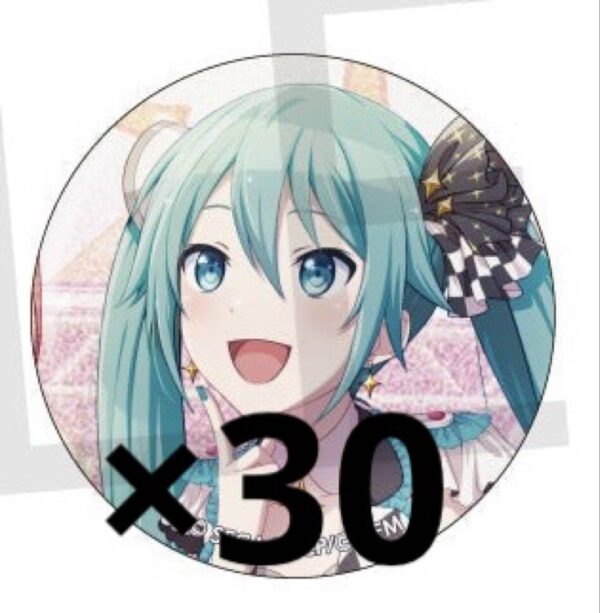 Project Seka Glitter Can Badge 31B Hatsune Miku Momo 30 Pieces F/S-M501 from jap