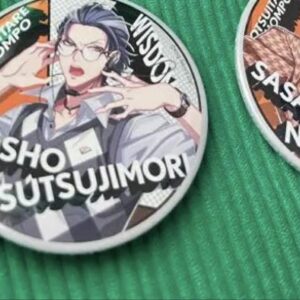 Hypnosis Microphone Can Badge 11 Piece Set F/S-M501 from japan Rare  Good condit