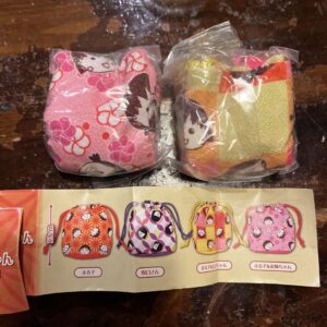 Showa Retro-Style Chibi Maruko-Chan 2 Types Of Drawstring Bags With Gussets Gach
