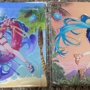Hatsune Miku Marui Acrylic Stand F/S-M501 from japan Rare  Good condition