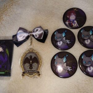 Twisted Wonderland Can Badge Card Goods Set F/S-M503 from japan Rare  Good condi