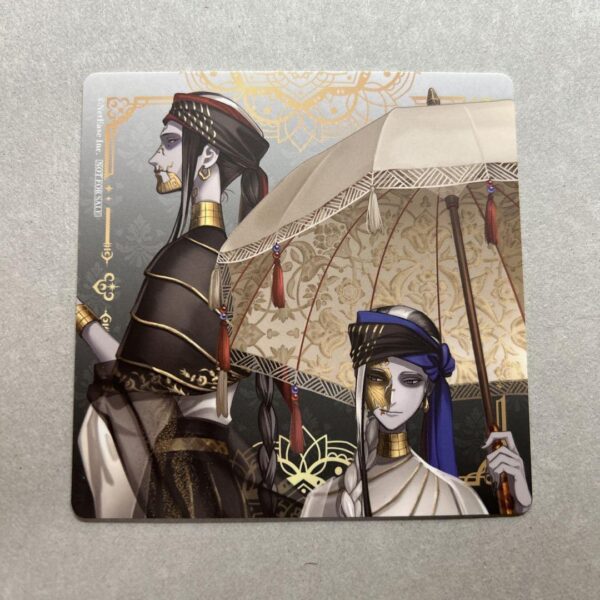 Identityv Coaster Black And White Immortal F/S-M501 from japan Rare  Good condit