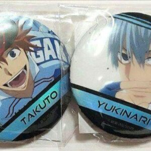 Yowamushi Pedal Ashikiba Takuto Kuroda Yukinari Hologram Can Badge Set F/S-M501