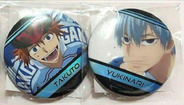 Yowamushi Pedal Ashikiba Takuto Kuroda Yukinari Hologram Can Badge Set F/S-M501