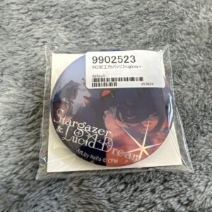 Rella Solo Exhibition Hatsune Miku Holo Processed Can Badge J Glow F/S-M501 from