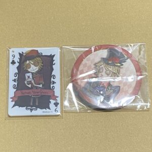 Personality 5 Postman Acrylic Stand Can Badge Dark Pop F/S-M501 from japan Rare