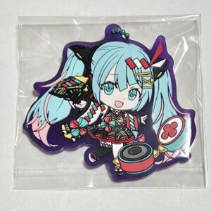 Hatsune Miku Magical Mirai 2020 Play Rubber Mascot Keychain F/S-M501 from japan