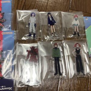 Ichibankuji Gundam Zeke Axe Prize D Acrylic Stand 6 Types 2 Rubber Charms F/S-M5