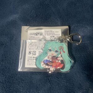 Miku Acrylic Keychain Approx. 7Cm F/S-M501 from japan Rare  Good condition