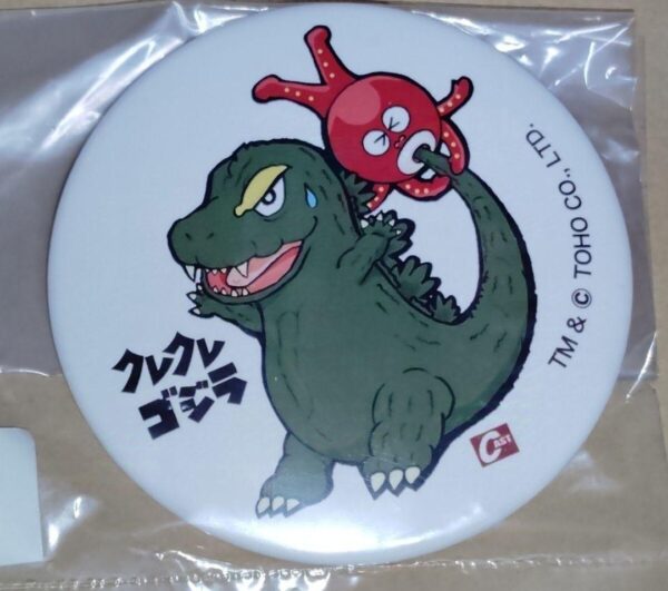 Special Effects Encyclopedia Crecre Godzilla Can Badge Tacola F/S-M503 from japa
