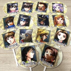 Fantasy Suikoden Fan Set Of 14 Types Tgs2024 Tokyo Game Show F/S-M501 from japan