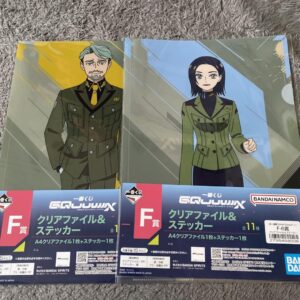 Lottery 1St Gundam Zeek Axe Prize F Clear File F/S-M503 from japan Rare  Good co