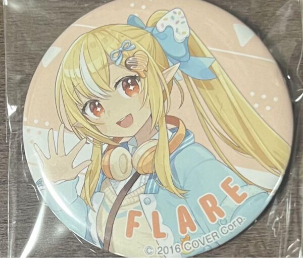 Hololive Shiranuifu Can Badge F/S-M501 from japan Rare  Good condition