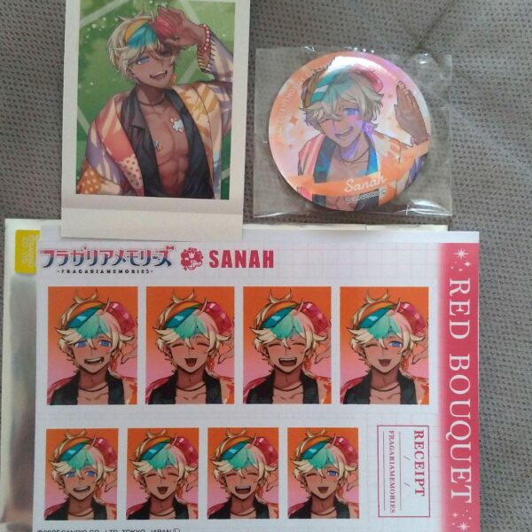 Fragaria Memories Sanna Delivery Bonus Can Badge Pashakore Id Photo F/S-M501 fro