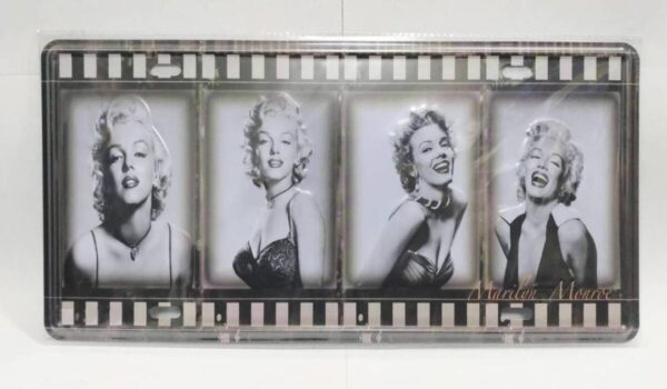 Marilyn Monroe Film Tin Signboard Iron Metal Plate F/S-M501 from japan Rare  Goo