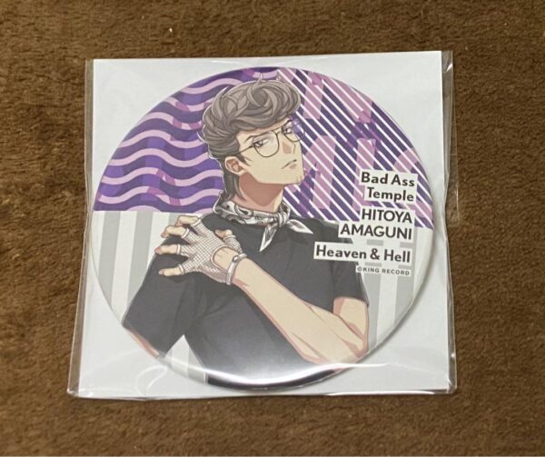 Hypnotic Bad Ass Temple Heavenly Hell Can Badge F/S-M501 from japan Rare  Good c