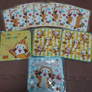 Cocos Rascal Handkerchief Hand Towel Set Of 4 Types 10 Birthday Novelty F/S-M501
