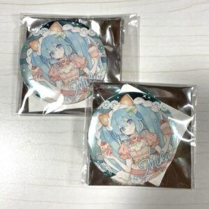 Hatsune Miku Culture 39 Can Badge F/S-M501 from japan Rare  Good condition