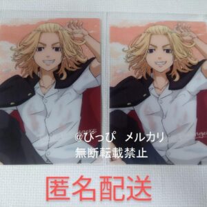 2 Points Tokyo Revengers Sano Mikey Shibuya Jack Parco Clear Card F/S-M501 from