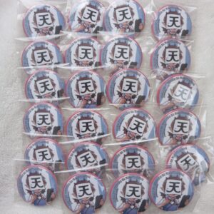 Demon'S Lead Role I'M The Roboro Can Badge F/S-M501 from japan Rare  Good condit