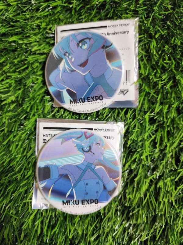 Hatsune Miku Expo Can Badge Magical Mirai Majimira F/S-M501 from japan Rare  Goo