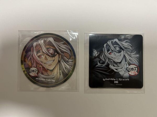 Demon Slayer Ufotable Cafe Dining Novelty Coaster F/S-M501 from japan Rare  Good