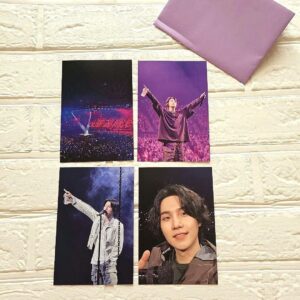 Bts Suga Postcard Novelty Galaxy Limited F/S-M501 from japan Rare  Good conditio
