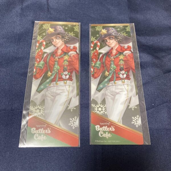 Personality V Sweet Paradise Butler'S Cafe Christmas Bookmark Explorer F/S-M501