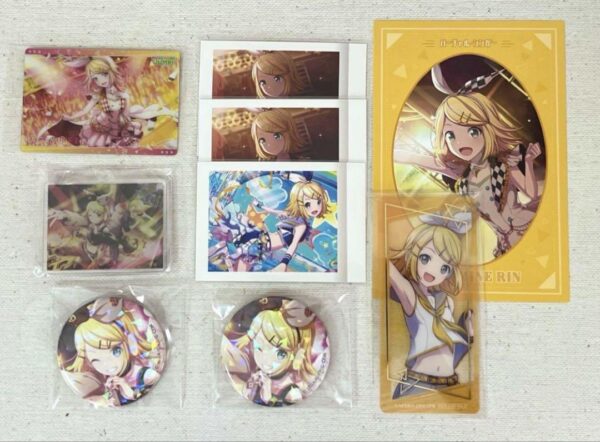 Kagamine Rin Project Seka Pashakore Can Badge Postcard Wafer Ackey F/S-M501 from