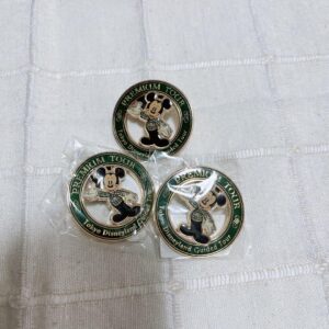 Tokyo Disneyland Premium Tour Pin Batch Set Of 3 F/S-M503 from japan Rare  Good